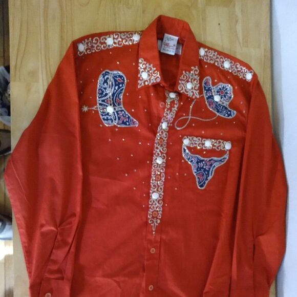 Vintage Laura Rogers Originals Hand Painted Shirt - Picture 2 of 9